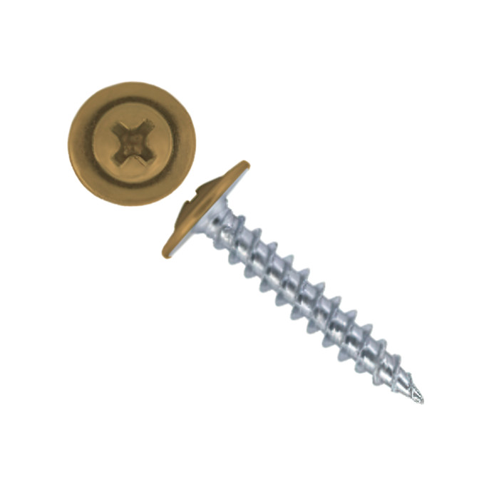 Саморез ПШ 4,2х25 (500шт) шлиц PH2 RAL 1002